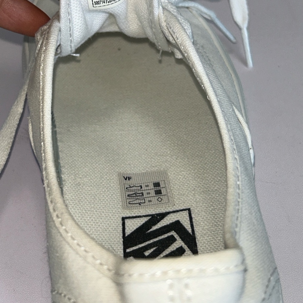 Vans Authentic Skate Women’s Shoe  Size: 5.5 True White - Picture 5 of 14